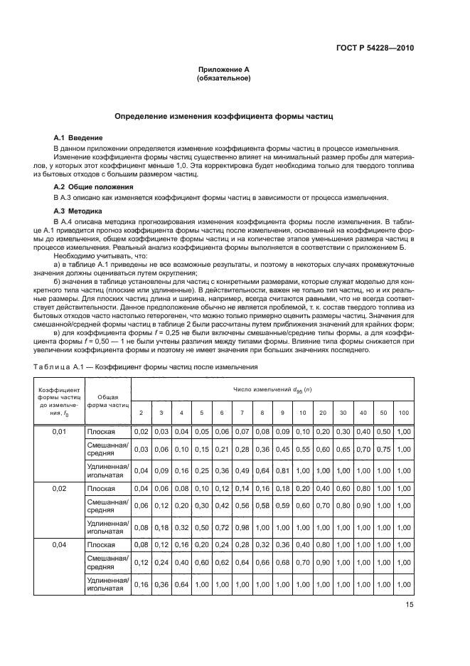 ГОСТ Р 54228-2010,  19.