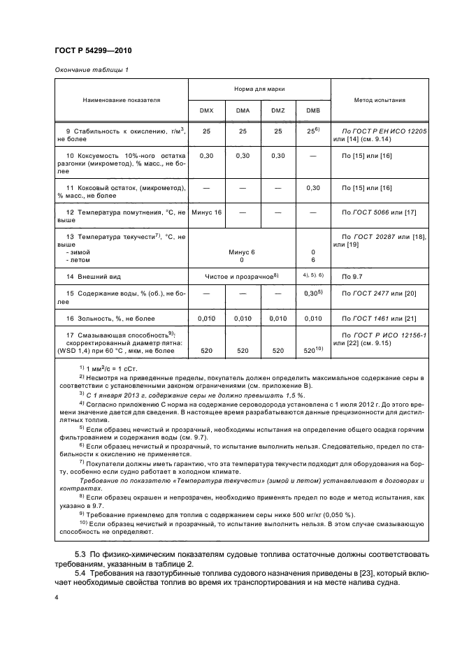 ГОСТ Р 54299-2010,  8.