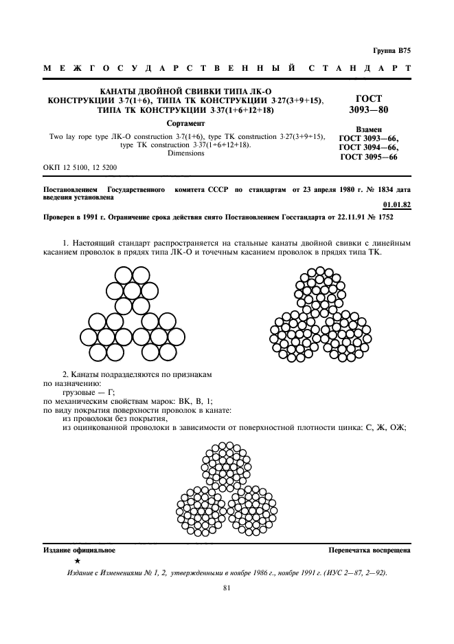 ГОСТ 3093-80,  1.