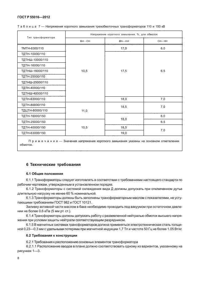 ГОСТ Р 55016-2012,  11.