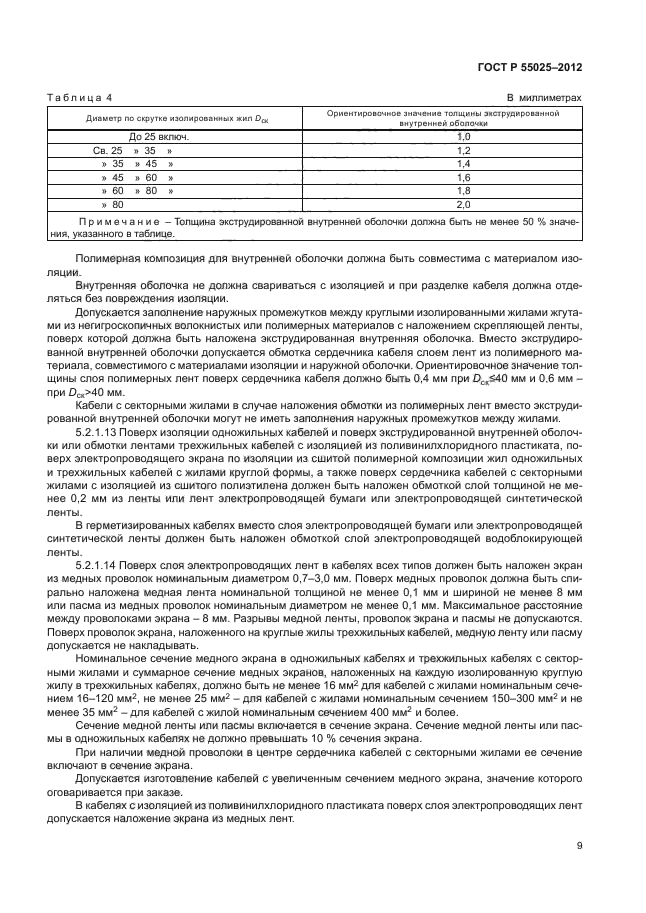 ГОСТ Р 55025-2012,  12.