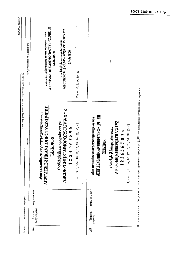 ГОСТ 3489.26-71,  5.