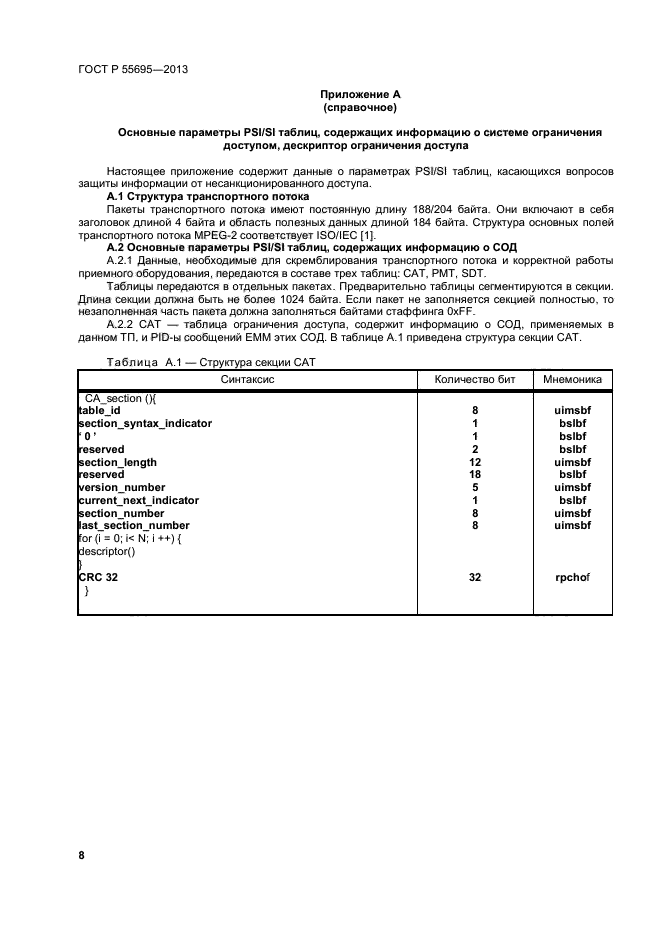 ГОСТ Р 55695-2013,  10.