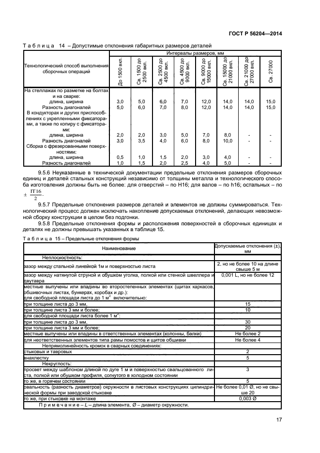 ГОСТ Р 56204-2014,  20.