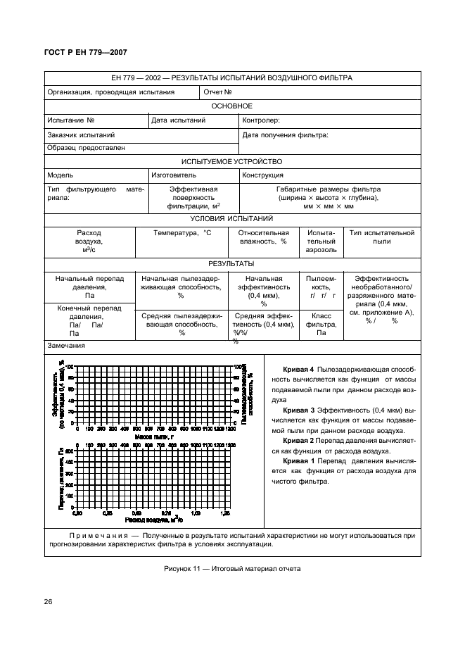 ГОСТ Р ЕН 779-2007,  30.