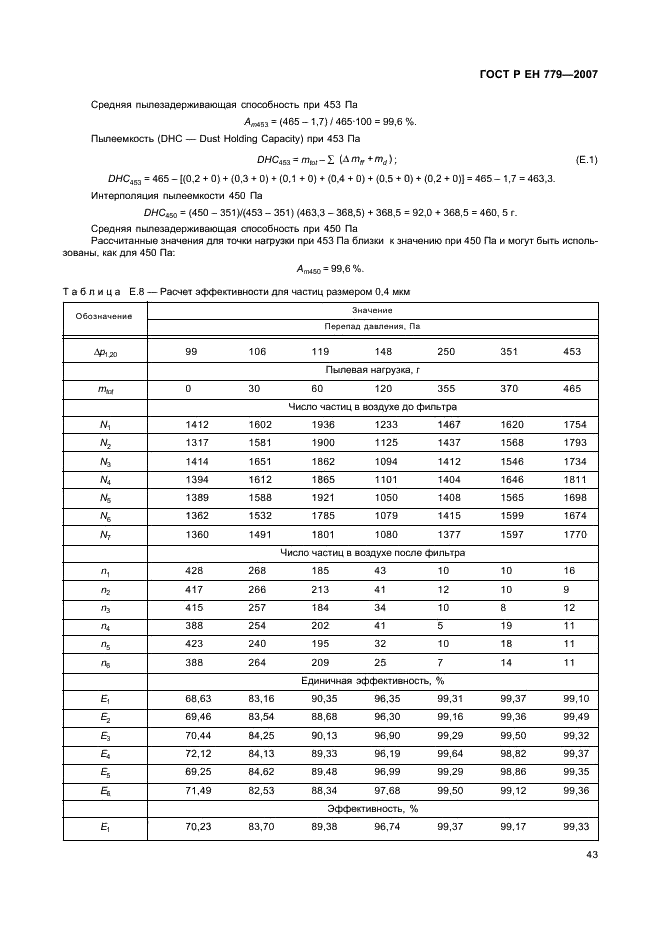 ГОСТ Р ЕН 779-2007,  47.