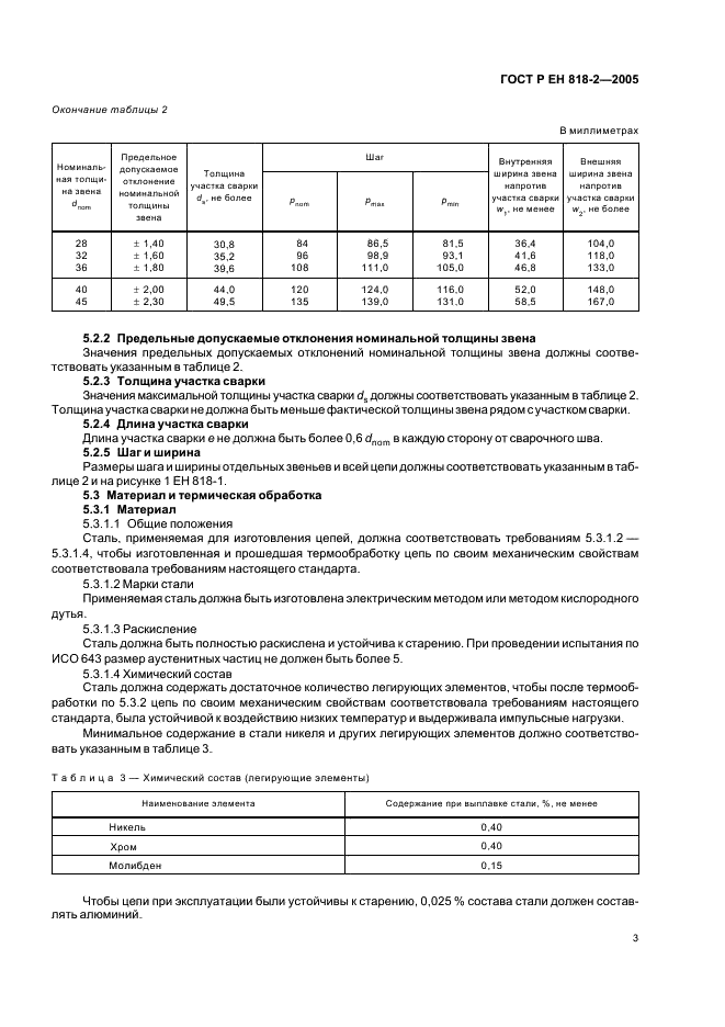 ГОСТ Р ЕН 818-2-2005,  7.