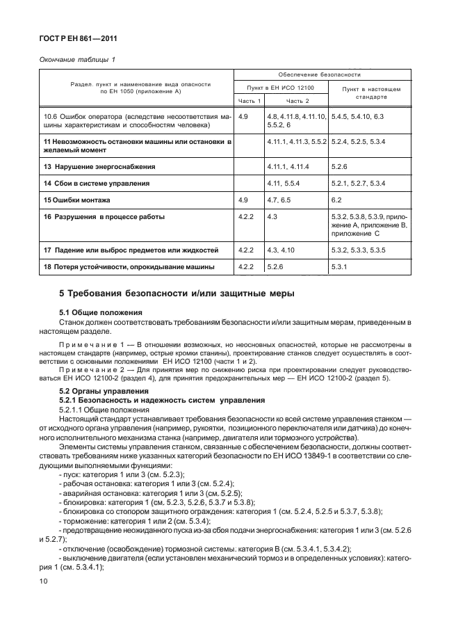 ГОСТ Р ЕН 861-2011,  14.