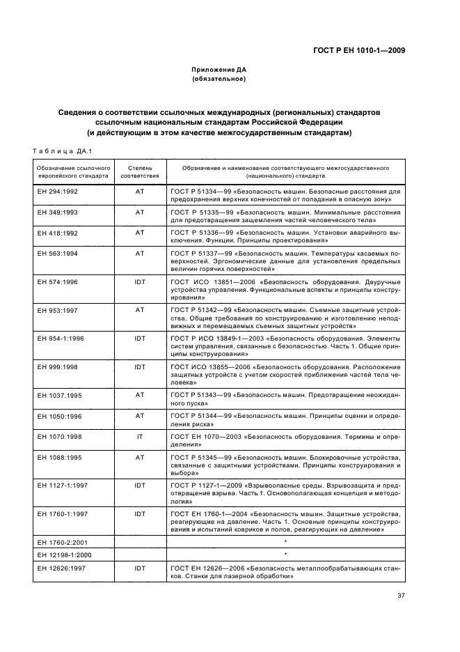 ГОСТ Р ЕН 1010-1-2009,  41.