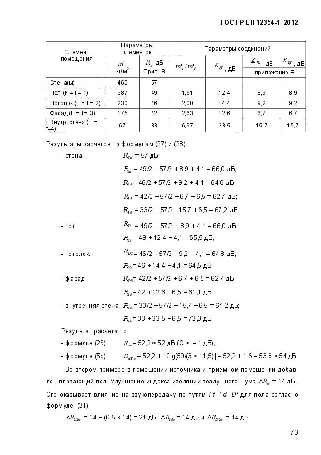 ГОСТ Р ЕН 12354-1-2012,  76.