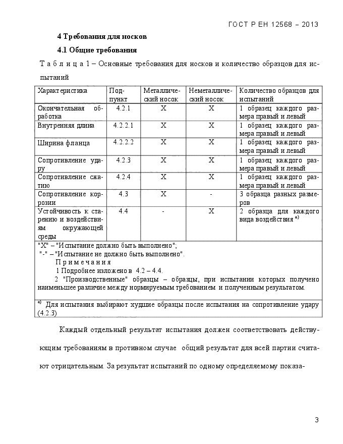 ГОСТ Р ЕН 12568-2013,  7.