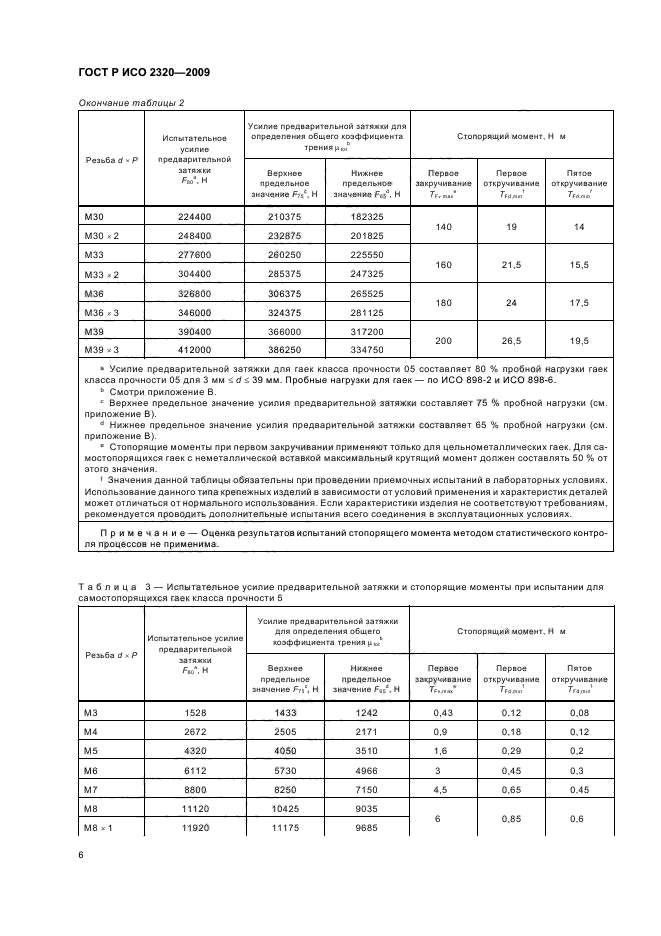 ГОСТ Р ИСО 2320-2009,  10.