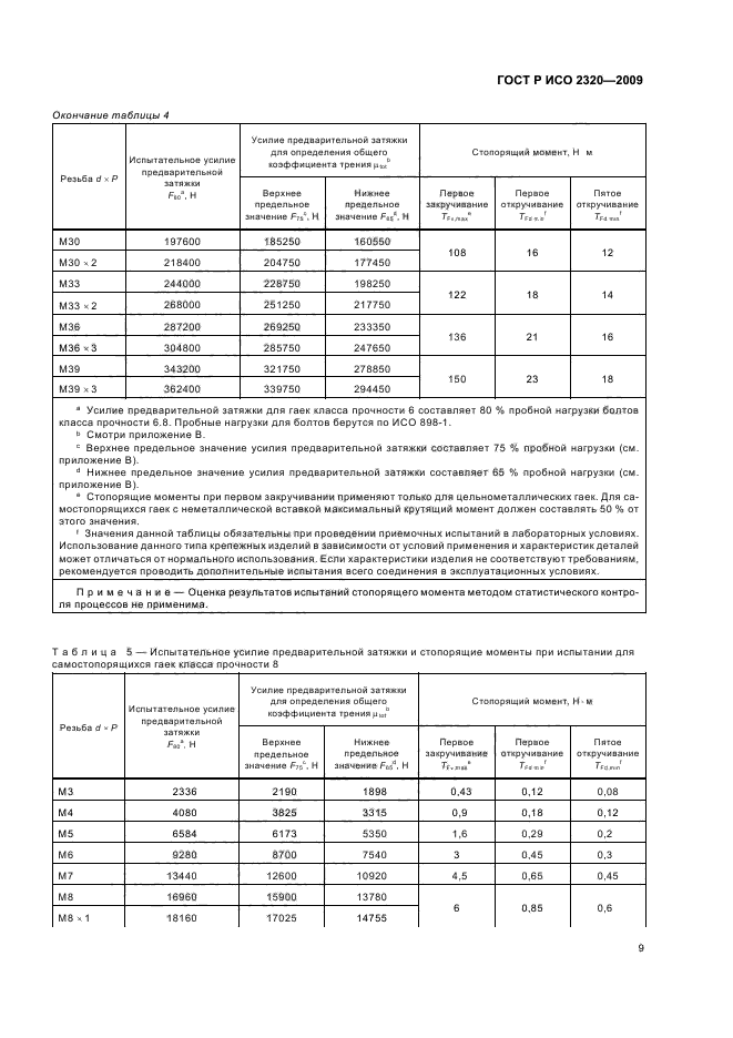 ГОСТ Р ИСО 2320-2009,  13.