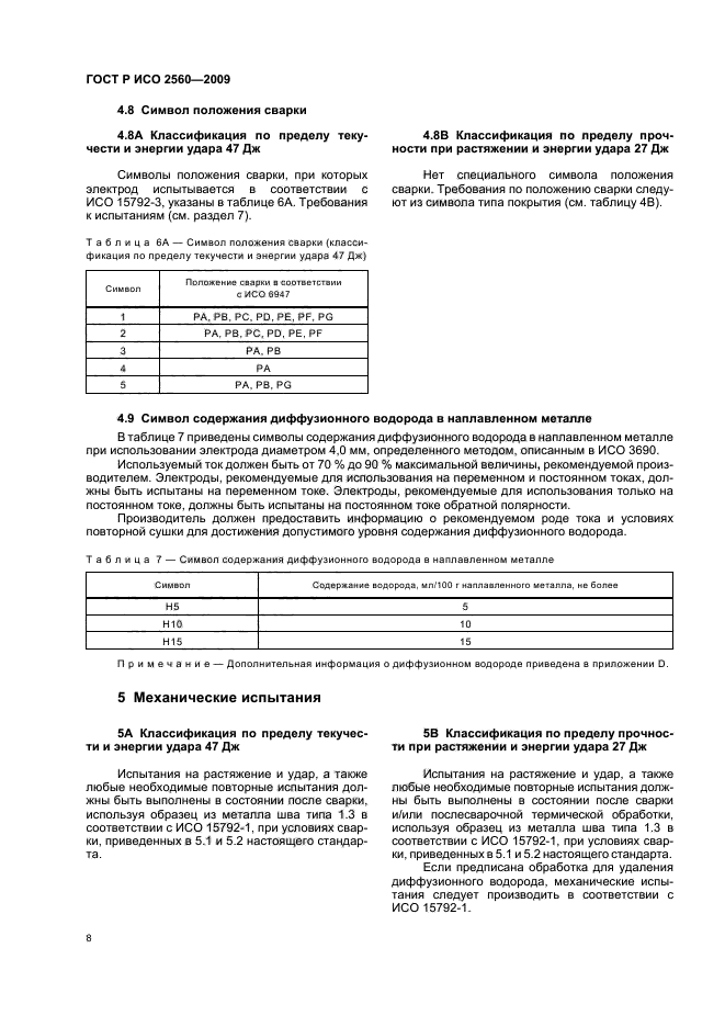 ГОСТ Р ИСО 2560-2009,  12.