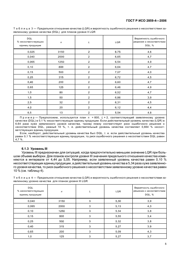 ГОСТ Р ИСО 2859-4-2006,  9.