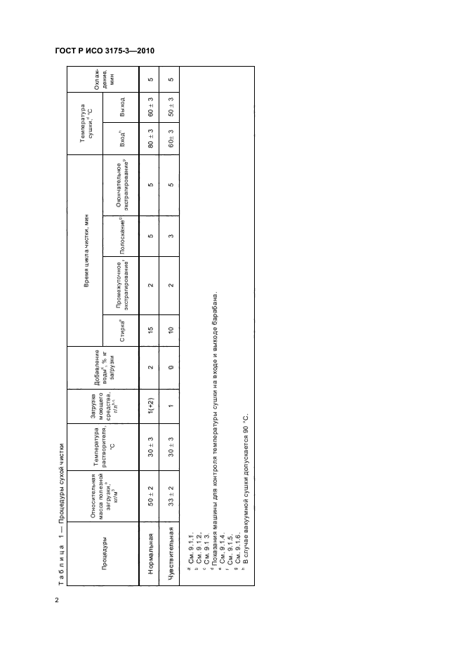 ГОСТ Р ИСО 3175-3-2010,  6.