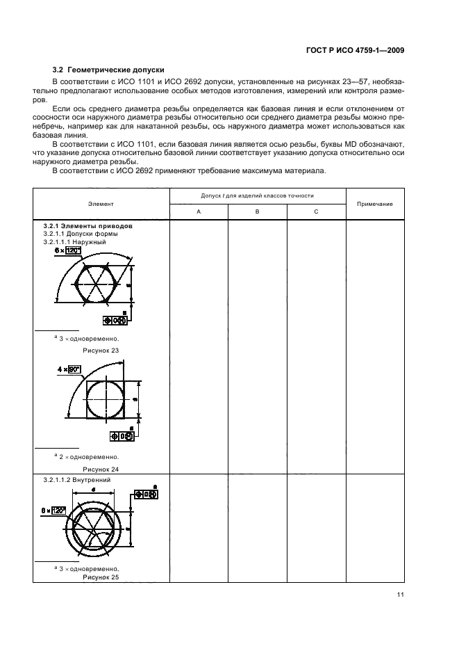 ГОСТ Р ИСО 4759-1-2009,  15.