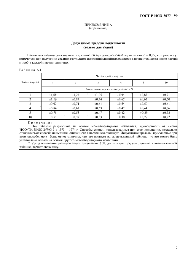 ГОСТ Р ИСО 5077-99,  7.