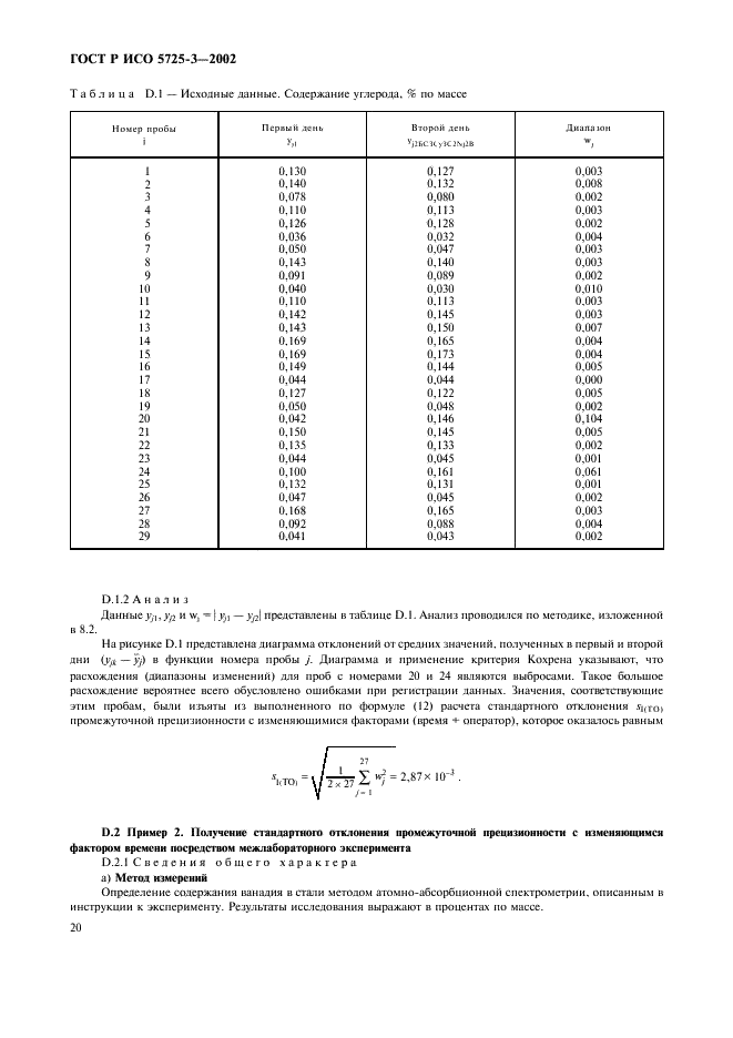 ГОСТ Р ИСО 5725-3-2002,  30.