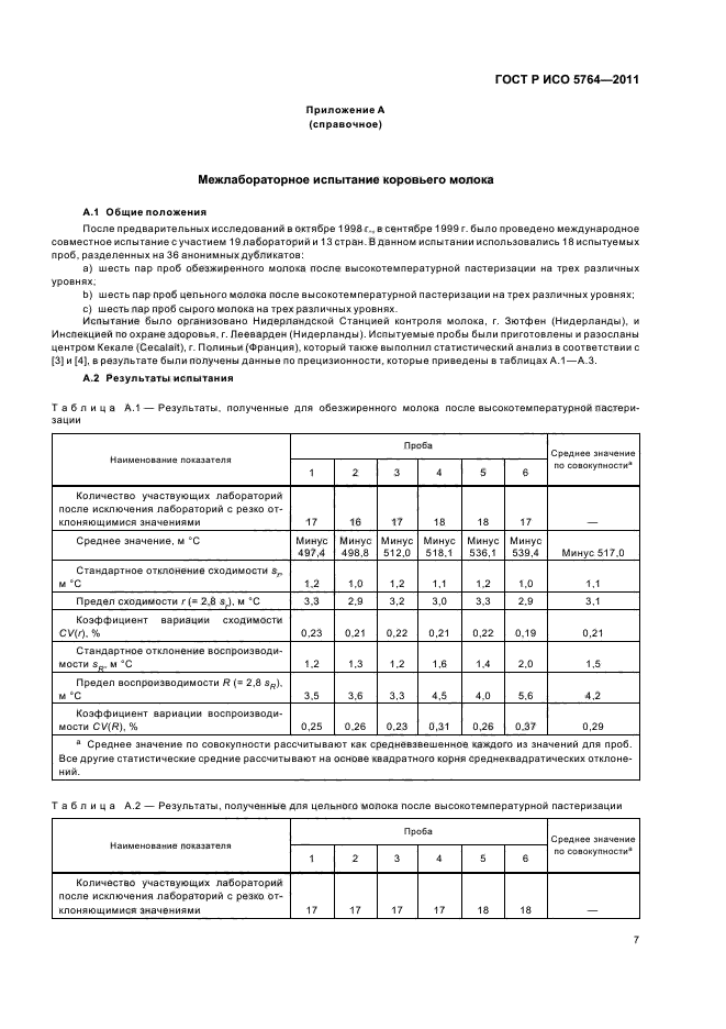 ГОСТ Р ИСО 5764-2011,  11.