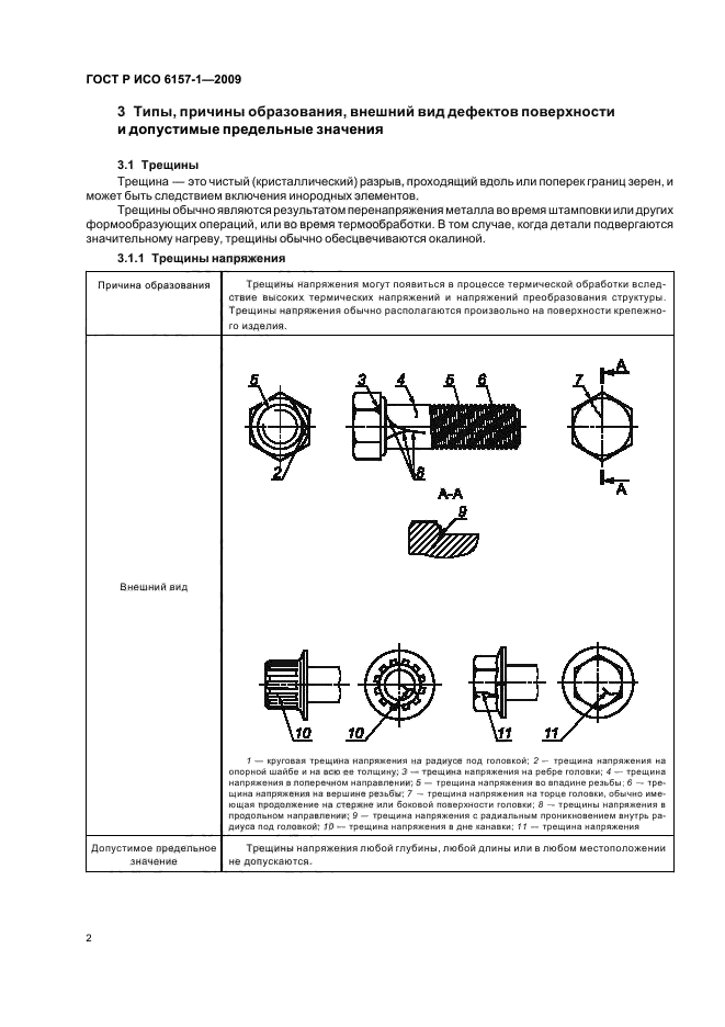 ГОСТ Р ИСО 6157-1-2009,  6.