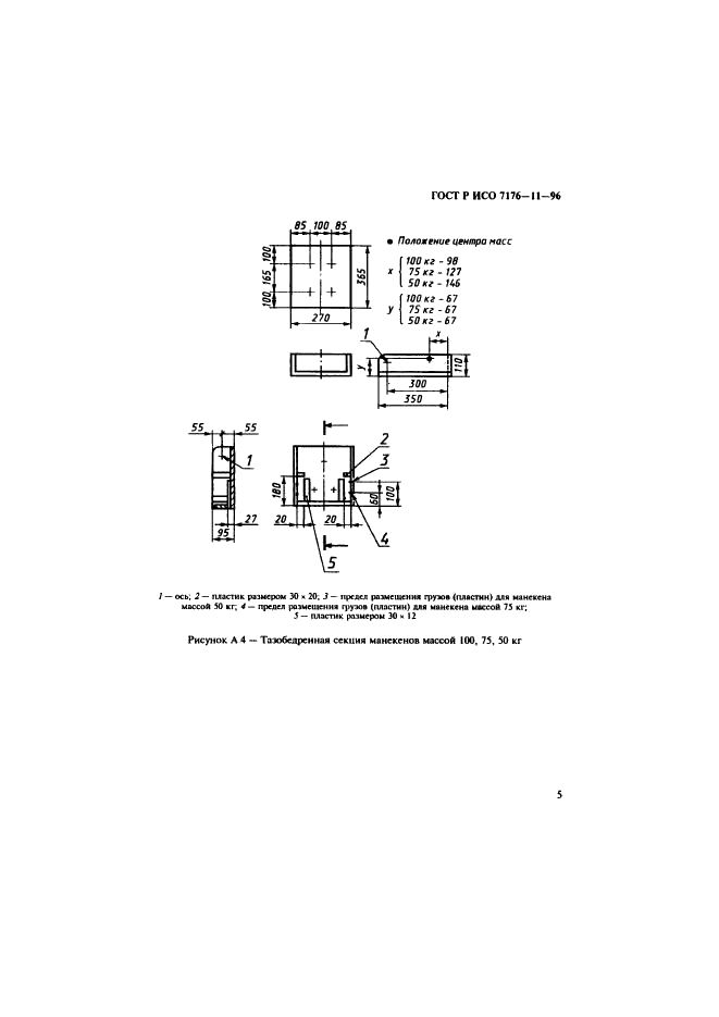 ГОСТ Р ИСО 7176-11-96,  7.