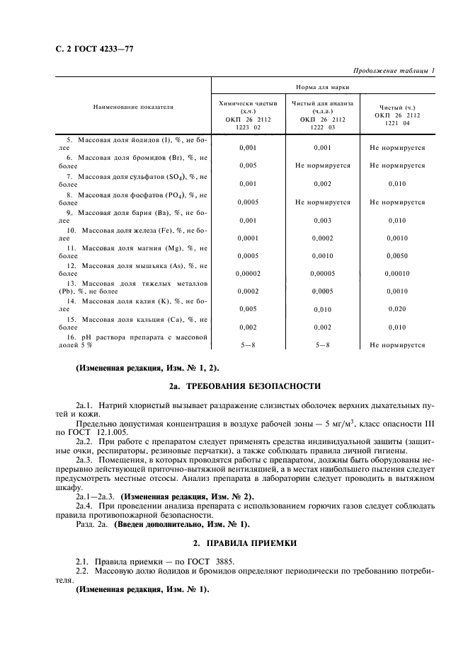 ГОСТ 4233-77,  3.