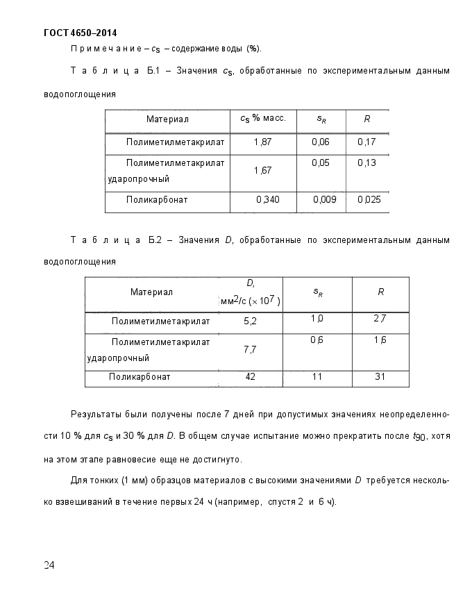 ГОСТ 4650-2014,  30.