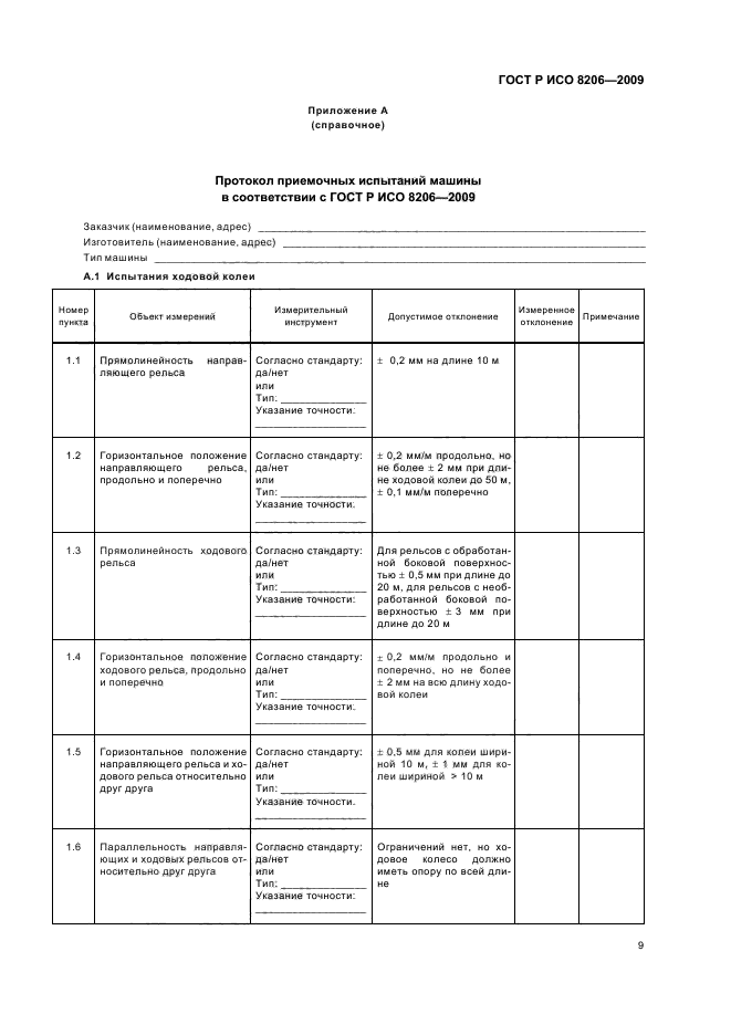 ГОСТ Р ИСО 8206-2009,  13.