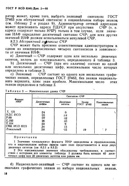 ГОСТ Р ИСО 8348/Доп. 2-93,  21.