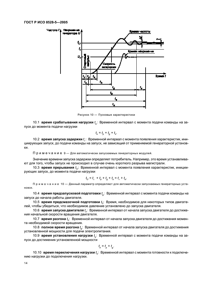 ГОСТ Р ИСО 8528-5-2005,  18.