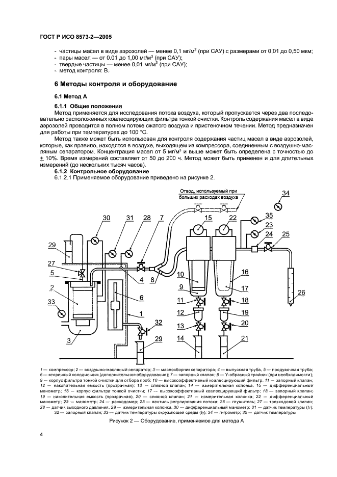 ГОСТ Р ИСО 8573-2-2005,  8.