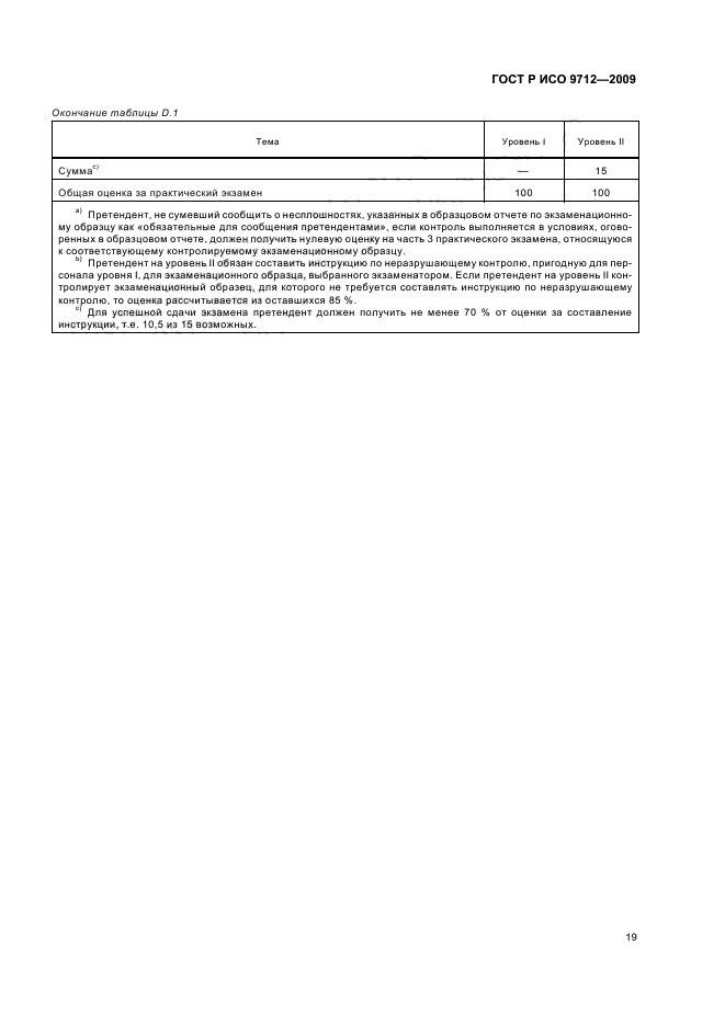 ГОСТ Р ИСО 9712-2009,  23.