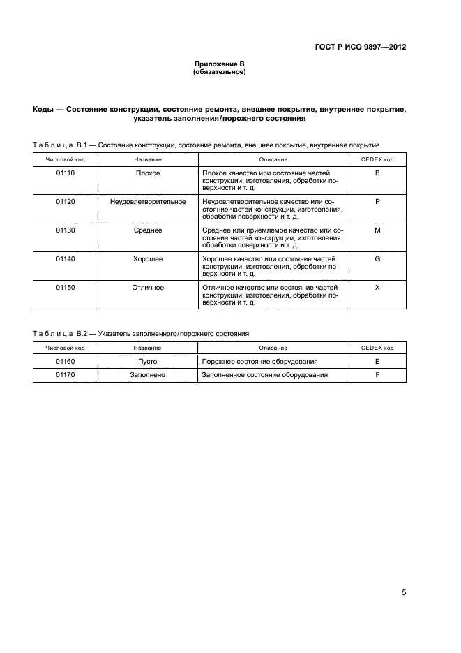 ГОСТ Р ИСО 9897-2012,  8.