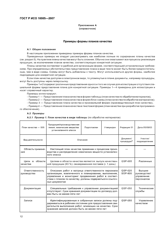 ГОСТ Р ИСО 10005-2007,  16.