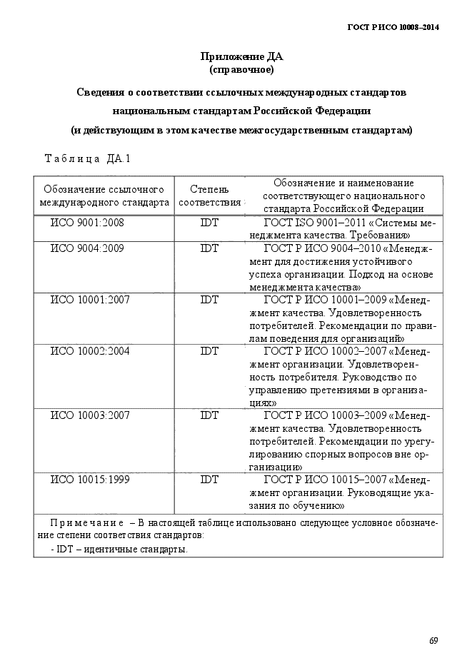 ГОСТ Р ИСО 10008-2014,  77.