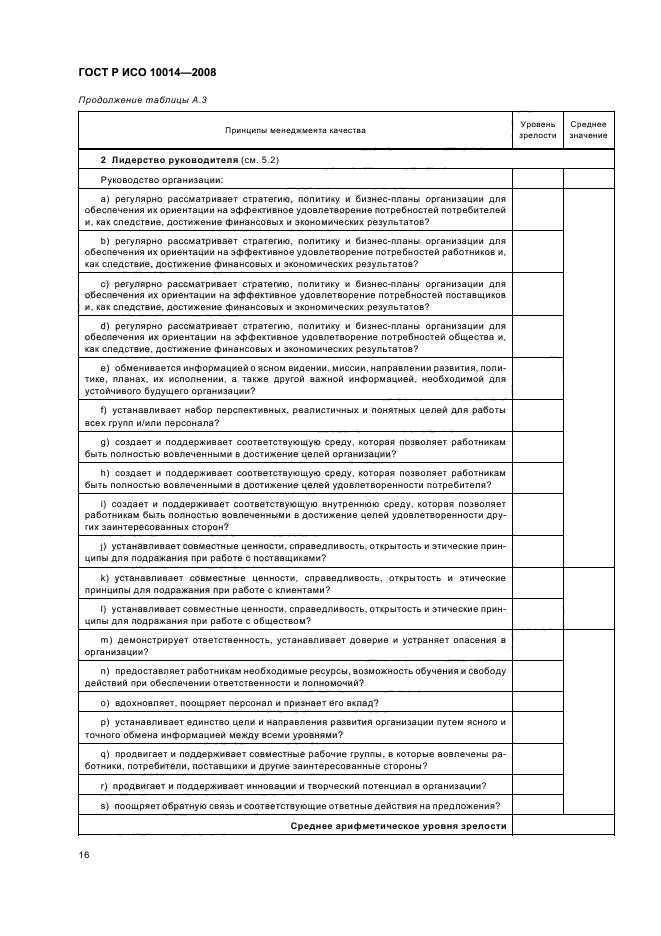 ГОСТ Р ИСО 10014-2008,  21.