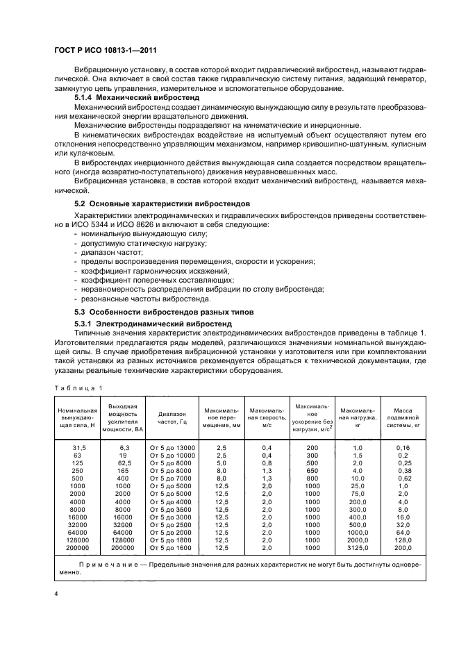 ГОСТ Р ИСО 10813-1-2011,  8.