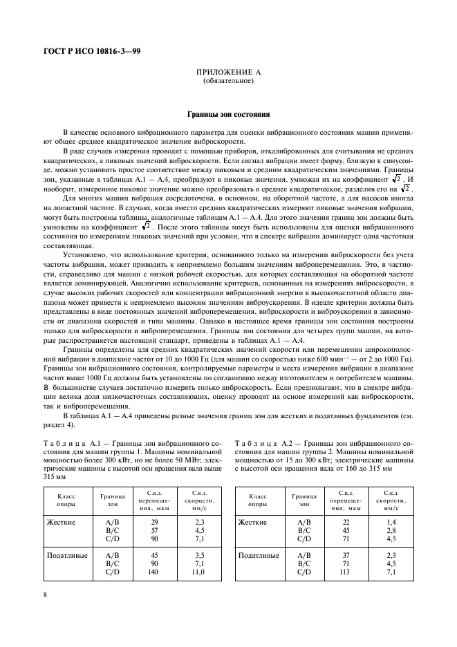 ГОСТ Р ИСО 10816-3-99,  12.