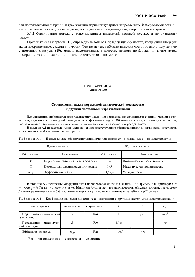 ГОСТ Р ИСО 10846-1-99,  15.