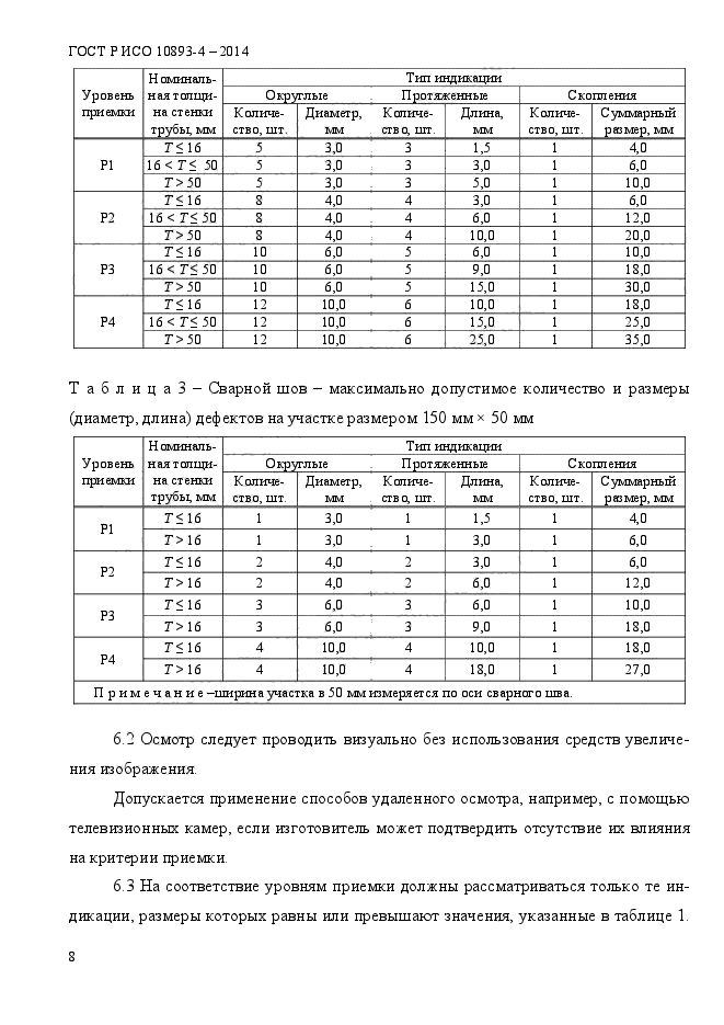 ГОСТ Р ИСО 10893-4-2014,  14.