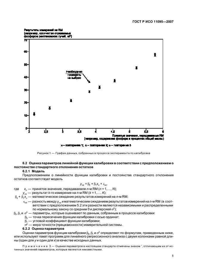 ГОСТ Р ИСО 11095-2007,  9.