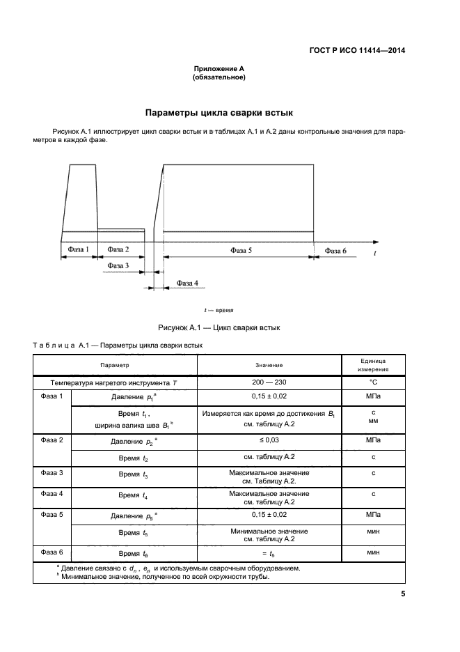 ГОСТ Р ИСО 11414-2014,  9.