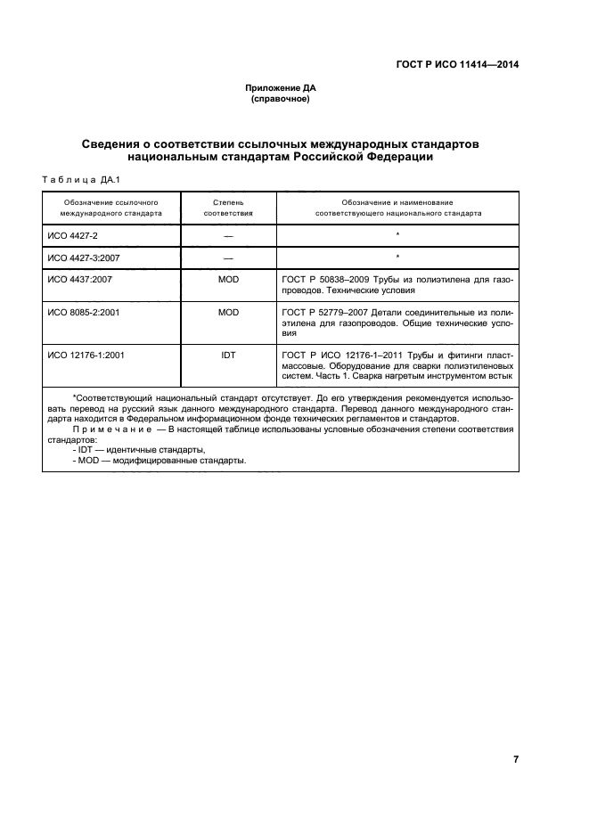 ГОСТ Р ИСО 11414-2014,  11.