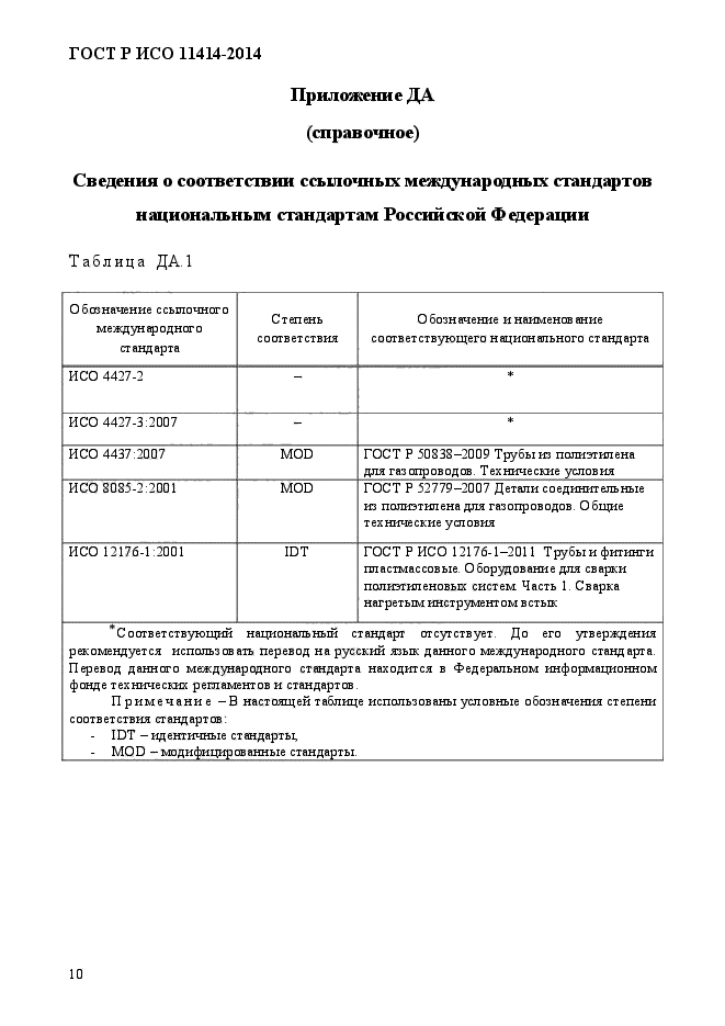 ГОСТ Р ИСО 11414-2014,  16.