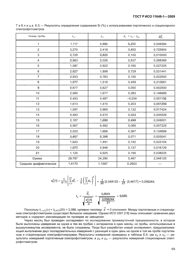 ГОСТ Р ИСО 11648-1-2009,  73.