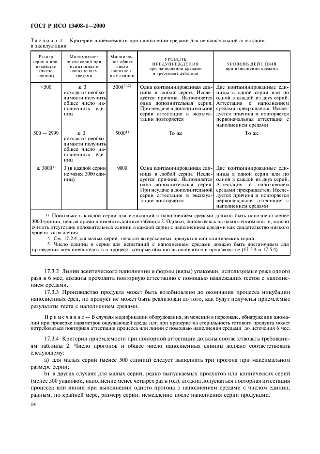 ГОСТ Р ИСО 13408-1-2000,  18.