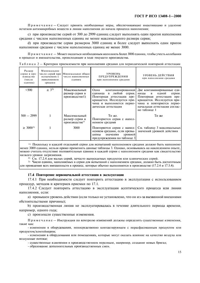 ГОСТ Р ИСО 13408-1-2000,  19.