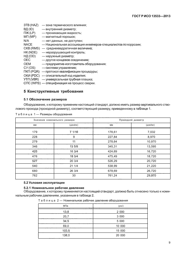 ГОСТ Р ИСО 13533-2013,  13.