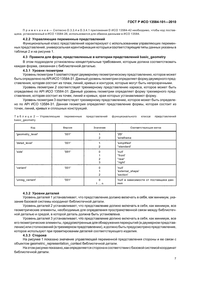 ГОСТ Р ИСО 13584-101-2010,  11.